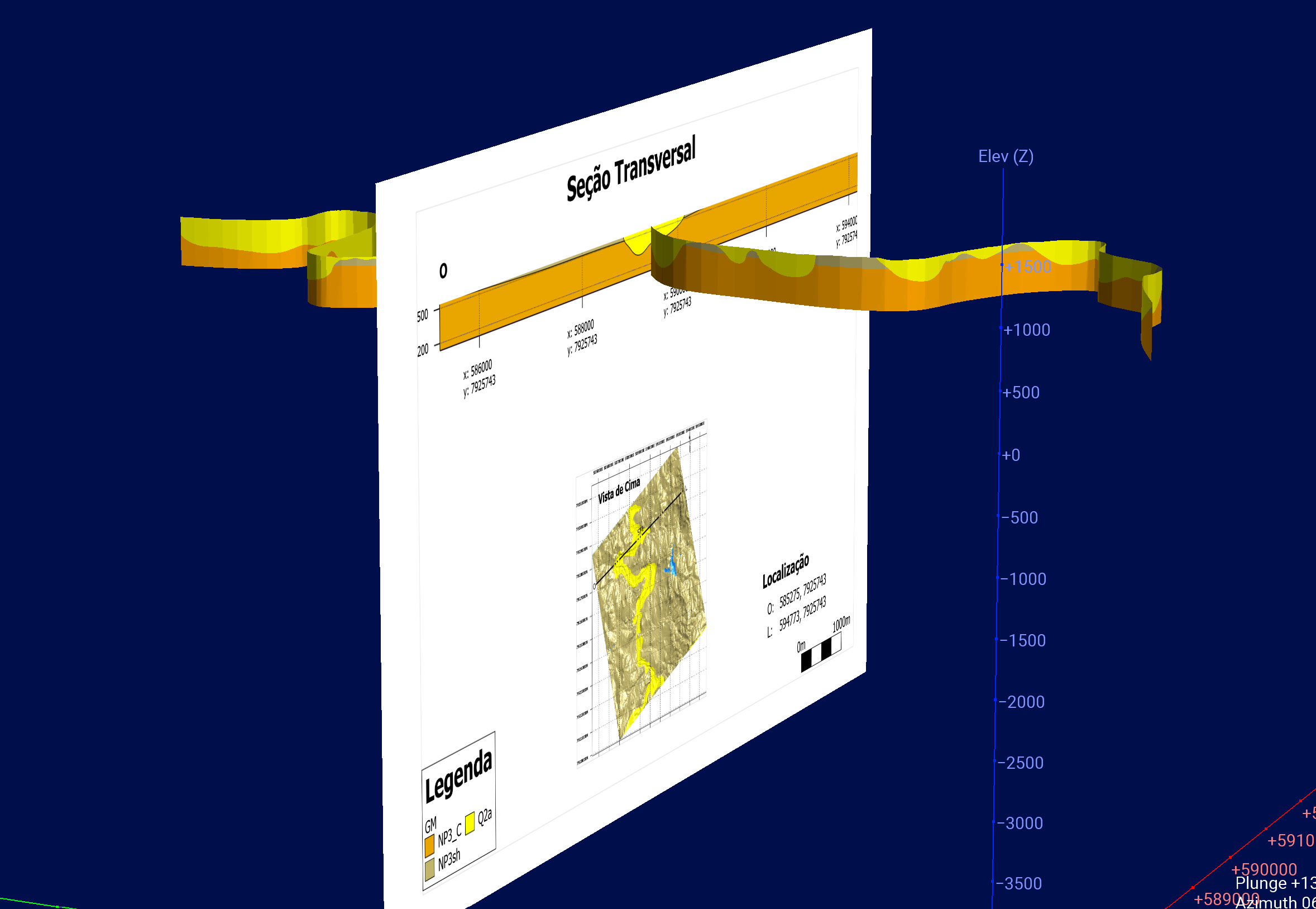Rio das Velhas 3D Modelling